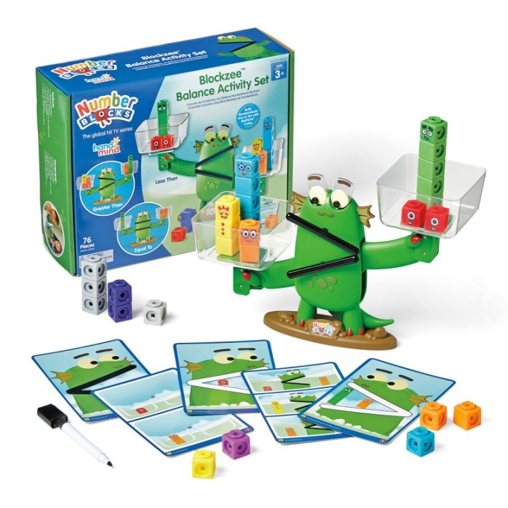 Hand2Mind Numberblocks Blockzilla Balance Activity Set