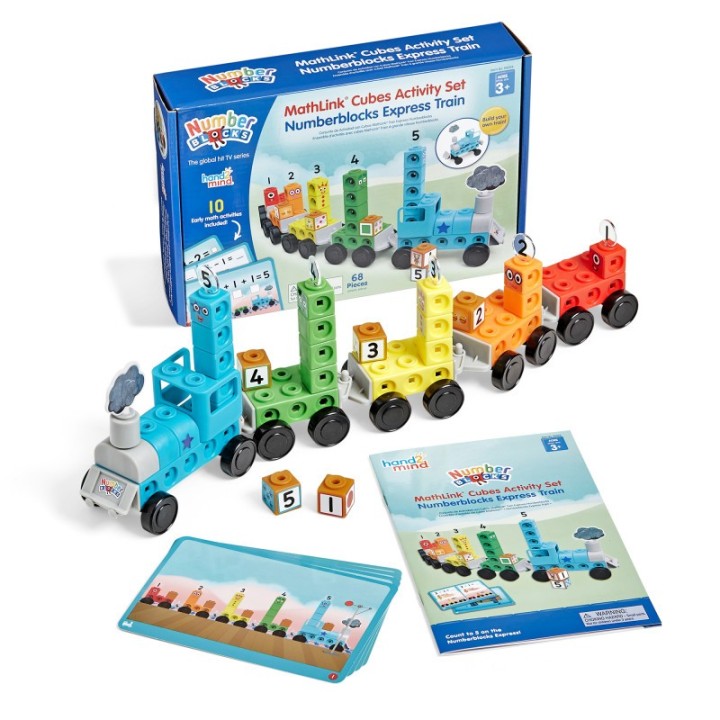 Hand2Mind MathLink® Cubes Activity Set Numberblocks® Express Train