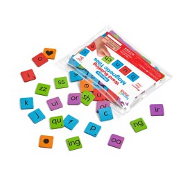 Hand2Mind Phonics Word-Building Magnetic Tiles