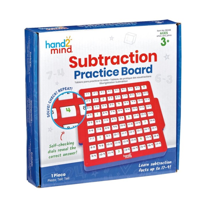 Hand2Mind Interactive Math Facts Board - Subtraction