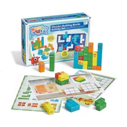 Hand2Mind Numberblocks™ Wooden Building Blocks Activity Set