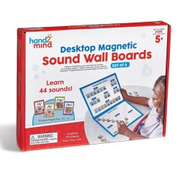 Hand2Mind Desktop Magnetic Sound Wall Boards, Set of 6