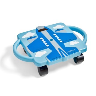 Hand2Mind Plane Glider Scooter Board, Dark Blue