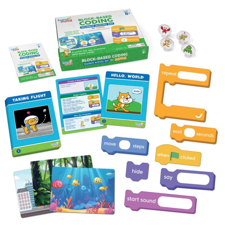 Hand2Mind Block-Based Coding Student Activity Set for Scratch