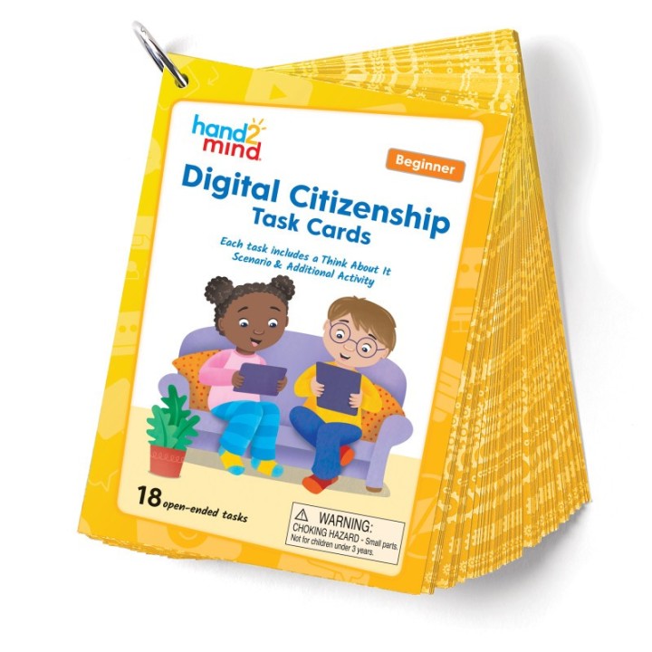 Hand2Mind Hands-On Digital Citizenship Beginner Task Cards