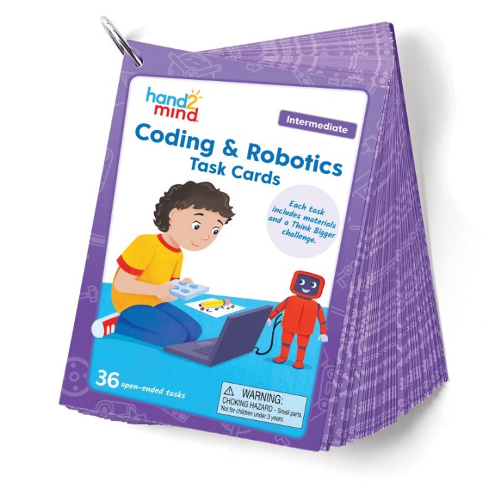Hand2Mind Hands-On Coding and Robotics Intermediate Task Cards