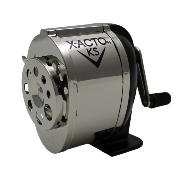 X-ACTO® Heavy-Duty Manual Pencil Sharpener, Multi-Hole, Mountable