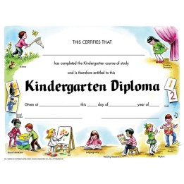 Hayes Publishing Kindergarten Diploma, Pack of 30, 8.5" x 11"