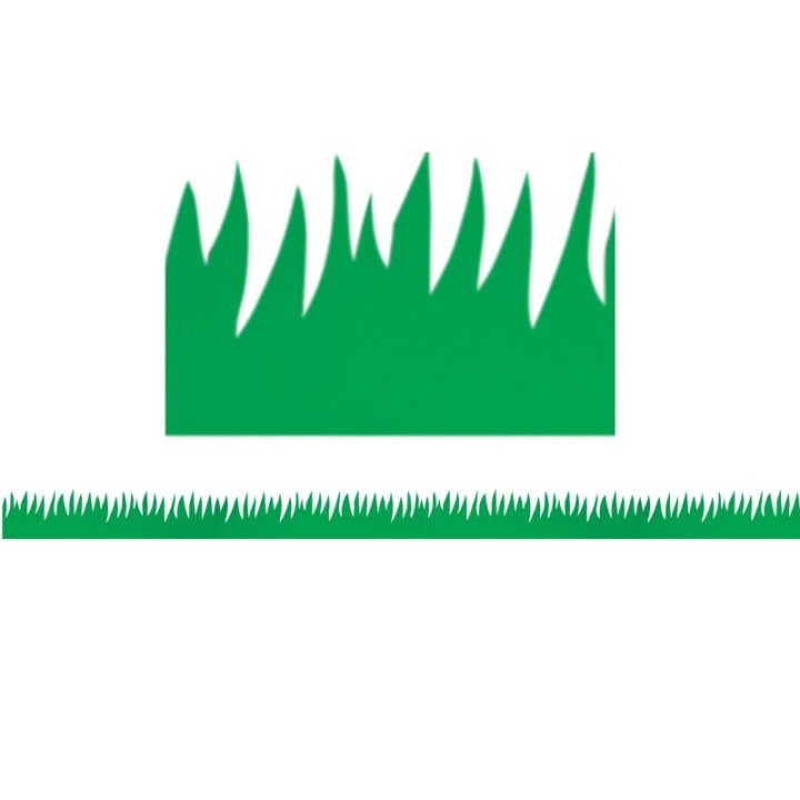 Hygloss® Green Grass Border, 12 Strips/36 Feet