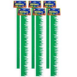 Hygloss® Green Grass Border, 36 Feet Per Pack, 6 Packs