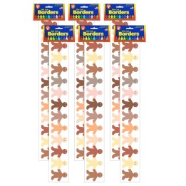 Hygloss® Multicultural Kids Mighty Brights™ Border, 36 Feet Per Pack, 6 Packs