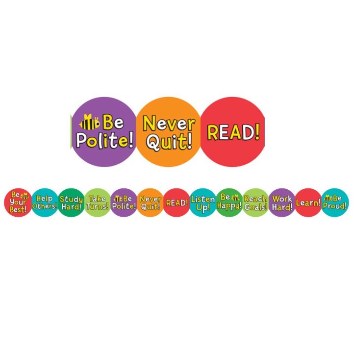 Hygloss® Be Your Best Border, 12 Strips/36 Feet