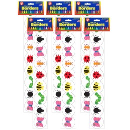 Hygloss® Bugs Border, 12 Strips/36 Feet Per Pack, 6 Packs
