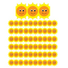 Hygloss® Happy Suns Die Cut Border, 36 Feet Per Pack, 6 Packs