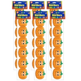 Hygloss® Classroom Border - Happy Pumpkins, 36 Feet Per Pack, 6 Packs