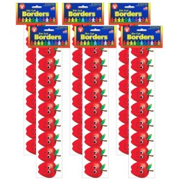 Hygloss® Happy Apples Border, 36 Feet Per Pack, 6 Packs