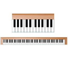 Hygloss® Piano Border, 12 Strips/36 Feet
