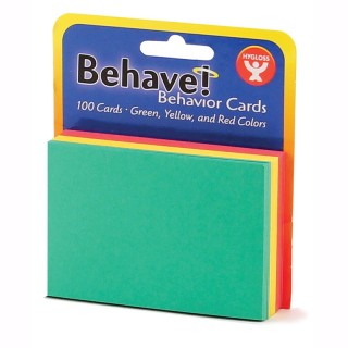 Hygloss® Behavior Cards, 3" x 5", Assorted, Pack of 100
