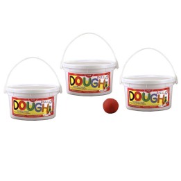 Hygloss® Dazzlin' Dough, Red, 3 lb. Tub, Pack of 3
