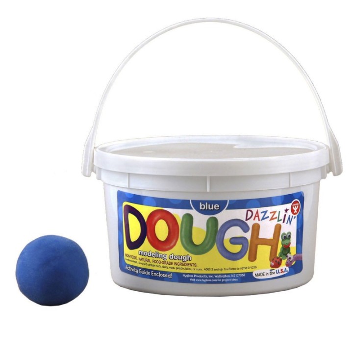 Hygloss® Dazzlin' Dough, Blue, 3 lb. tub