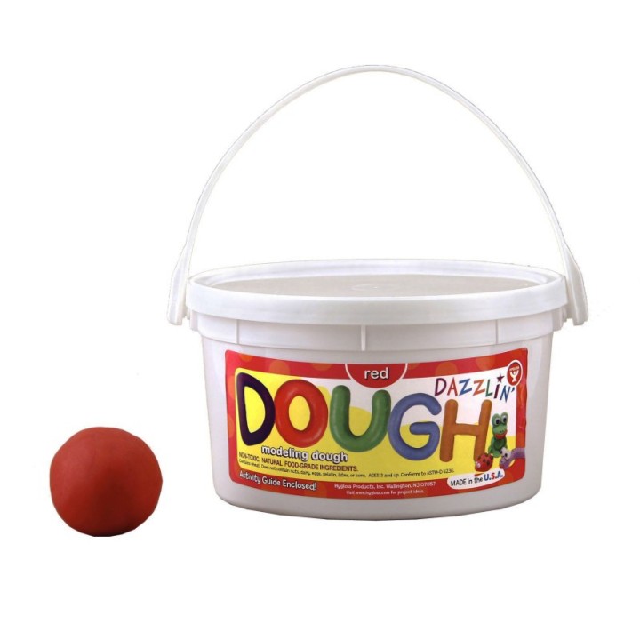 Hygloss® Scented Dazzlin’ Dough, Red (Watermelon), 3 lb. tub