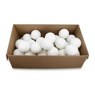 Hygloss® Craft Foam Balls, 4 Inch, White, Pack of 36