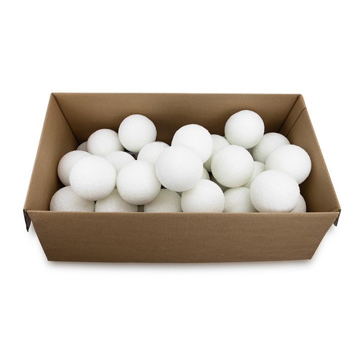 Hygloss® Craft Foam Balls, 4 Inch, White, Pack of 36