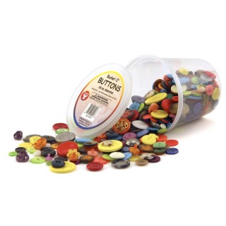 Hygloss® Bucket 'O Buttons, 16 oz. Assortment