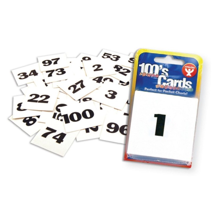 Hygloss® Pocket Chart Number Cards, 2" x 2"