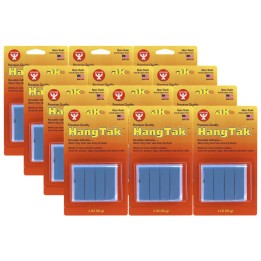 Hygloss® HangTak™ Reusable Adhesive, Blue, 2 oz. Per Pack, 12 Packs