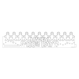 Hygloss® Happy 100th Day Paper Crowns, Pack of 24