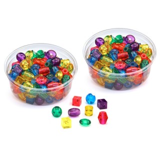 Hygloss® Big Beads, Translucent, 16 oz. Per Pack, 2 Packs