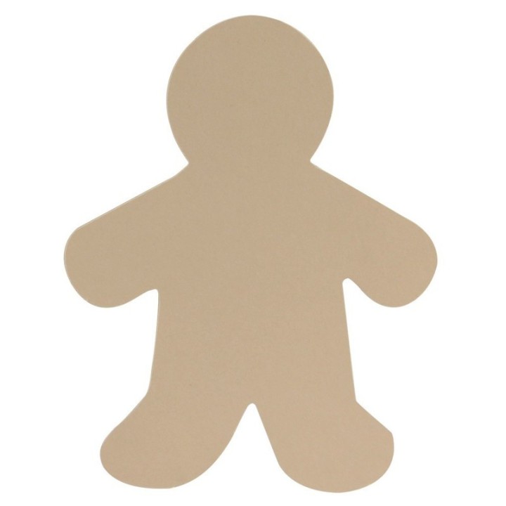 Hygloss® Multicultural Colors People Shape Card Stock Cut-Outs, 16" Me Kid, Pack of 24