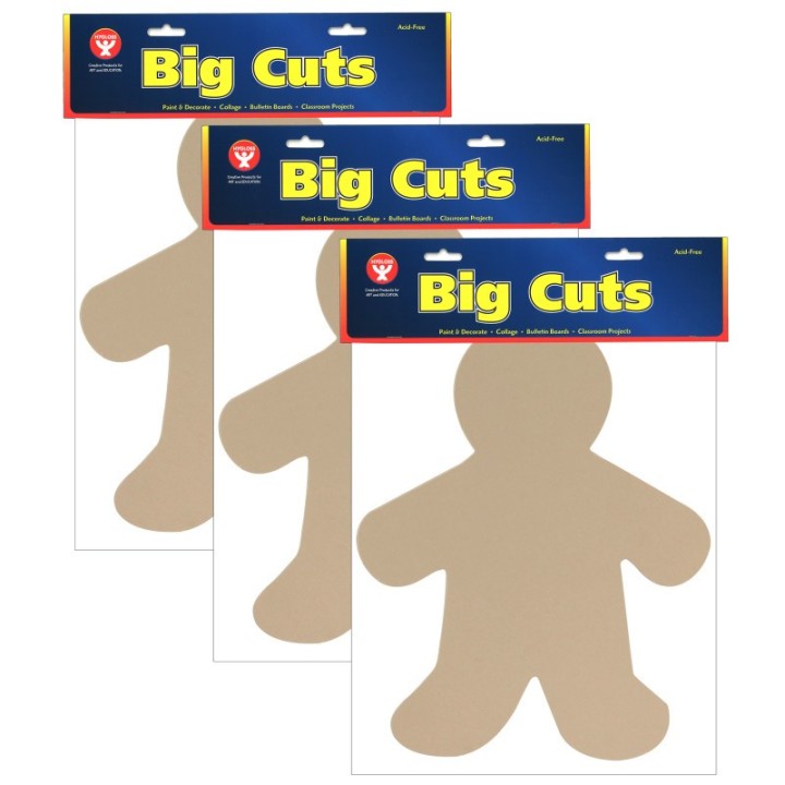 Hygloss® People Cut-Out, 16" Me Kid, 25 Per Pack, 3 Packs