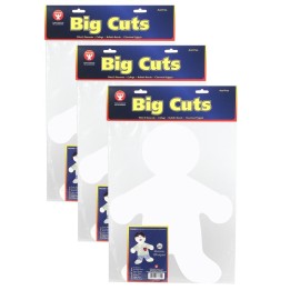 Hygloss® 16" Me Kid Big Cut-Outs Paper Shape, 25 Per Pack, 3 Packs