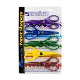 Hygloss® Paper Shapers® Decorative Scissors 5-Pack, Set 1