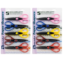 Armada Paper Shapers® Decorative Scissors Set 2, 5 Per Set, 2 Sets