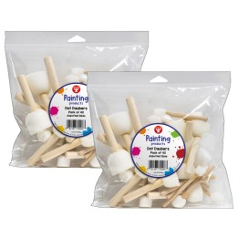 Hygloss® Dot Daubers, 4 Sizes, 40 Per Pack, 2 Packs