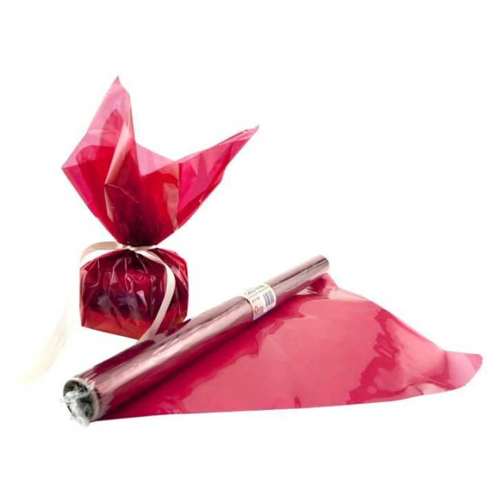 Hygloss® Cello-Wrap™ Roll, Red, 20" x 12-1/2'