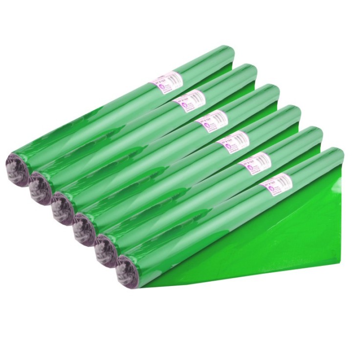 Hygloss® Cello-Wrap™ Roll, Green, 20" x 12.5', 6 Rolls