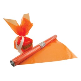 Hygloss® Cello-Wrap™ Roll, Orange, 20" x 12-1/2'