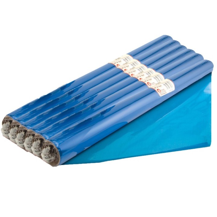 Hygloss® Cello-Wrap™ Roll, Blue, 20" x 12.5', 6 Rolls