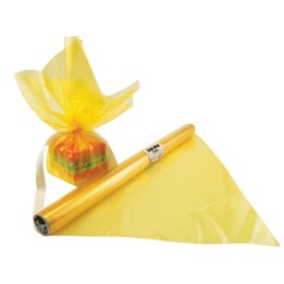 Hygloss® Cello-Wrap™ Roll, Yellow, 20" x 12-1/2'