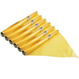 Hygloss® Cello-Wrap™ Roll, Yellow, 20" x 12.5', 6 Rolls