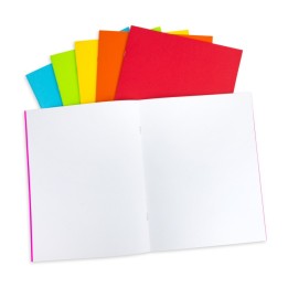 Hygloss® Bright Blank Books, 24 Pages, Assorted Colors, 8.5" x 11", Pack of 6