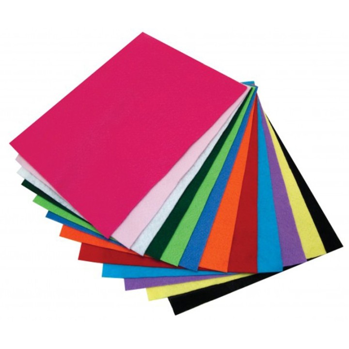 Hygloss® Craft Felt, 9" x 12", 12 Sheets