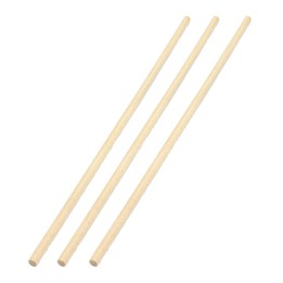 Hygloss® Wood Dowels, 1/4", 25 Per Pack, 3 Packs