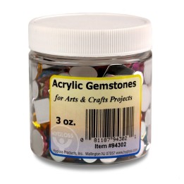 Hygloss® Multicolor Acrylic Gemstones, 3 oz.