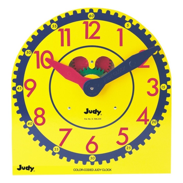 Carson Dellosa Education Color-Coded Judy® Clock