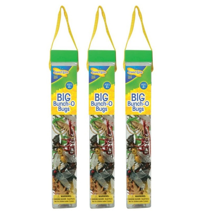 Insect Lore Big Bunch O' Bugs, 18 Per Set, 3 Sets